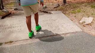 Brockton Mass Exploring Memorial Tower at  D.W.Fields  Park (Hidden Trails) Pt4