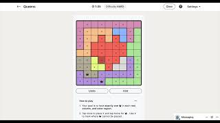 LinkedIn Games - Queens #290 #queens