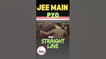 JEE Main PYQ Straight Line | Coordinate Geometry Top Questions Explained | By Nitin Sir | INPS Class