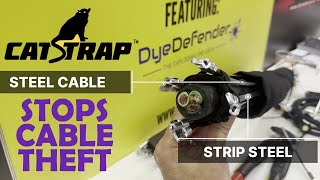 CatStrap EV Cable Shield - deters theft of Charging infrastructure