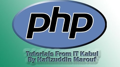 11-PHP  Comparison Operator php English tutorial by Hafizuddin Marouf from IT Kabul