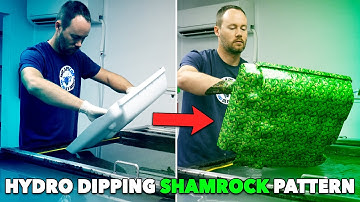 Hydro Dipping Engine Cover in SHAMROCK PATTERN | Liquid Concepts | Weekly Tips and Tricks