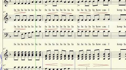 How Can I Keep from Singing, 3 part in F (Walker) - Alto