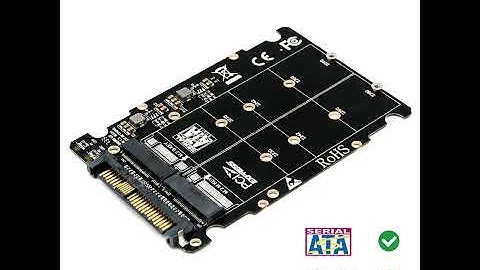 M.2 NVME SSD(Key M) Key B SSD to U.2 SFF-8639 Adapter