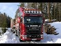 Scania R580 V8 6X4 Timber Truck Loading & Unloading