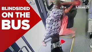 VIDEO: Blind woman attacked on bus by screaming woman
