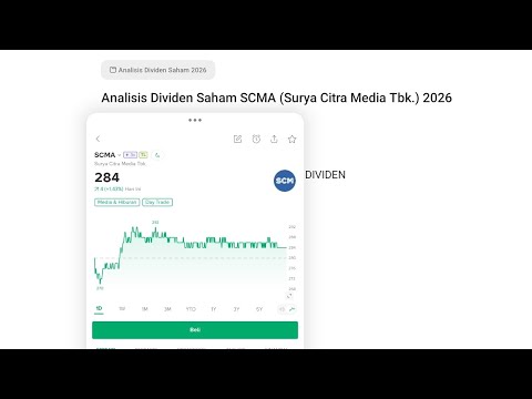 #Dividend Saham SCMA - Juni 2026 #AnalisisSaham 💵#investasisaham