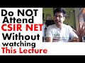 Last minute tips for CSIR NET exam