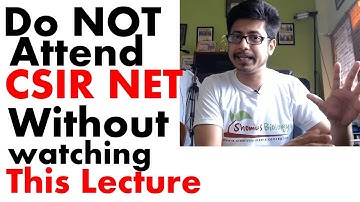 Last minute tips for CSIR NET exam
