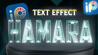 Text Effect In Ibis Paint x | New Design 2027 | Chrome Text Effect In Mobile