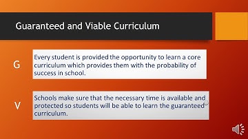 Purpose of the Pacing Guide