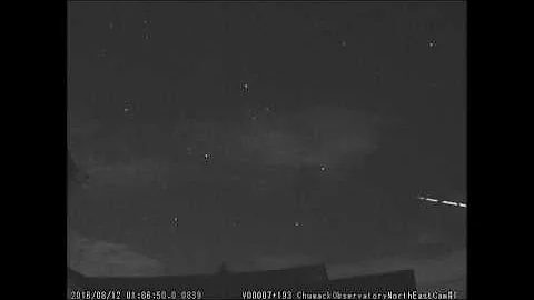 90+ Perseid Meteors captured on Video August 11-12, 2016