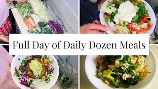 3 Daily Dozen Recipes 👩🏻‍🍳 Breakfast, Lunch & Dinner made with meal prepped veggies