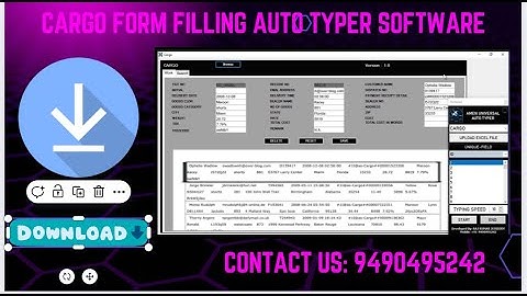 Data Entry Auto Form Filling Software