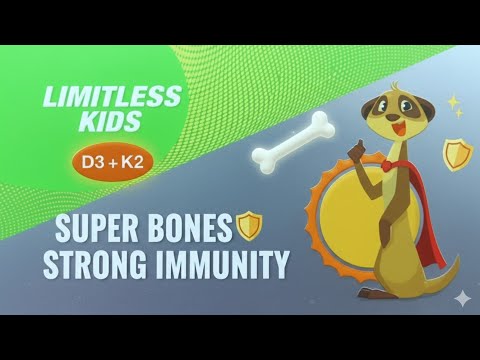 ليمتلس كيدز 3 2 فيلم أقوى مكمل غذائي لتقوية العظام ورفع المناعة للأطفال