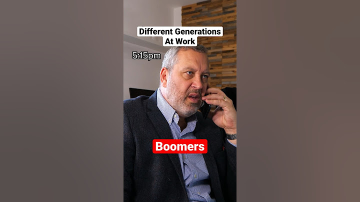 Different Generations At Work😂 Boomers Vs Gen Z