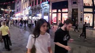 Istiklal Street to Taksim Square - Istanbul Turkey 🇹🇷 Walk-through 2024