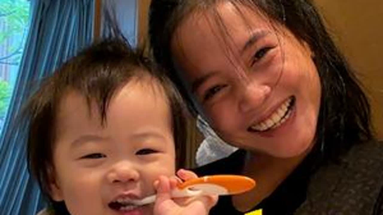 外婆和住家姐姐带娃～川普和英文交流现场