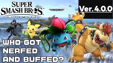 Super Smash Bros. Ultimate Version 4.0.0 Analysis and Discussion