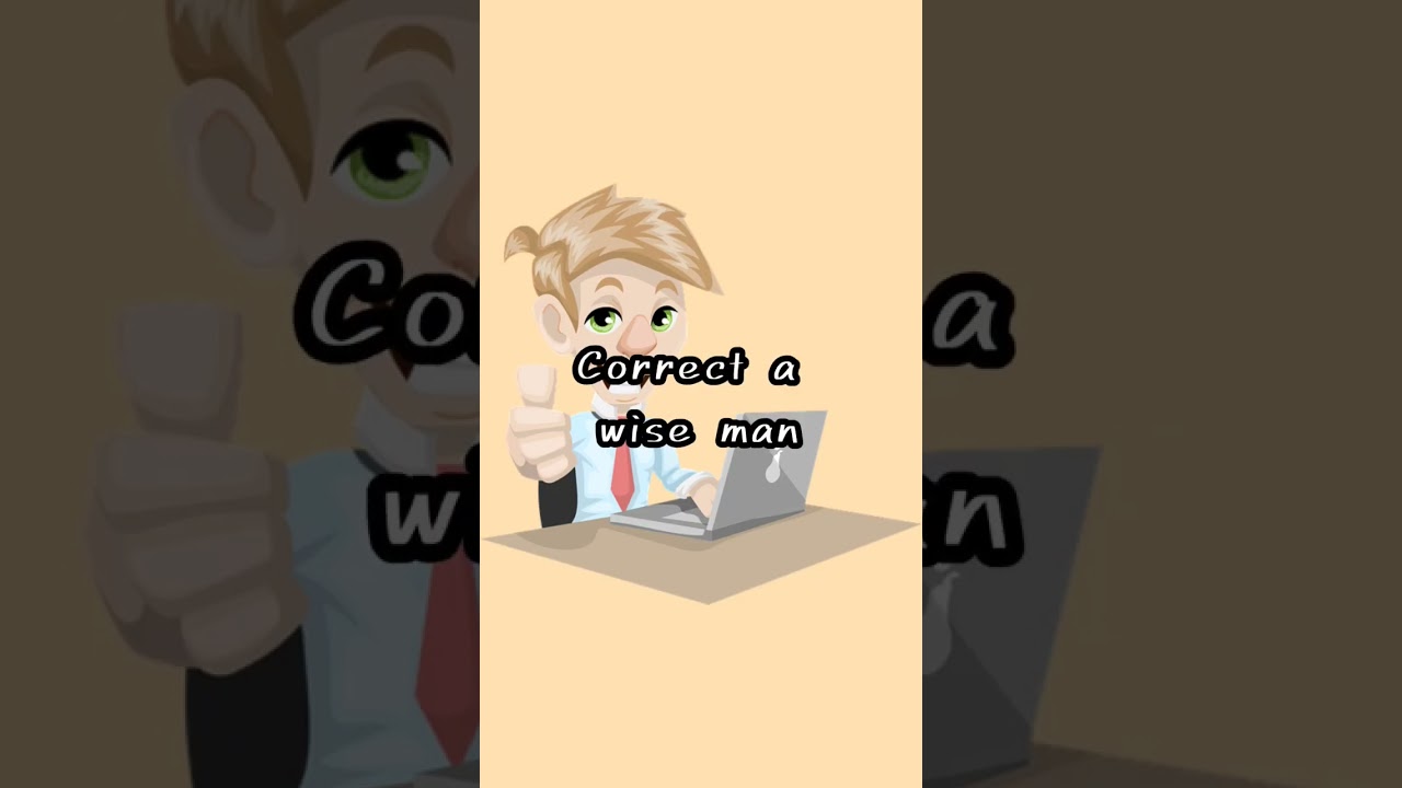 Difference between a fool and a wise man