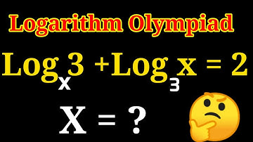 Olympian Math || Nice Logarithmic Equation || Solve For X || Math Tricks@studentsmath2046