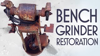 Belt-Driven Bench Grinder | Restoration by Brett McAfee 31,819 views 3 years ago 13 minutes, 25 seconds