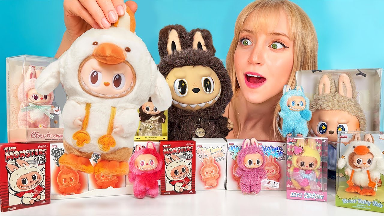 Unboxing the world’s most RARE labubus and Zimomos (Giant labubus!)