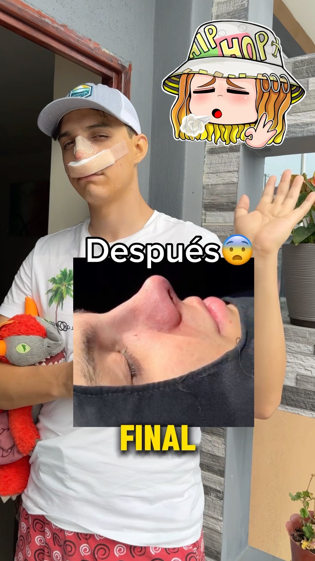Suco de piña se operó la nariz?!!