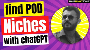 How I use CHATGPT to find PRINT ON DEMAND niches