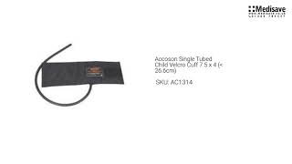 Accoson Single Tubed Child Velcro Cuff 7 5 X 4 26 6Cm Ac1314