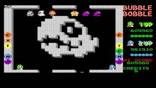 Bubble Bobble how to: level 56 Amiga 500, 2 Players