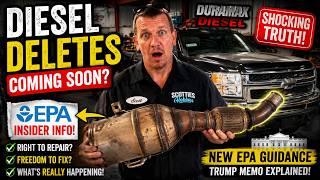 Diesel Deletes LEGAL Soon?! I Asked the EPA about Trump's Freedom to Fix... Right to Delete?