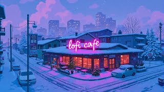 Download Lagu Cozy Lofi Café on a Snowy Winter Night ❄️ Soft Lofi Beats to Help You Relax, Focus, Study \u0026 Sleep. MP3