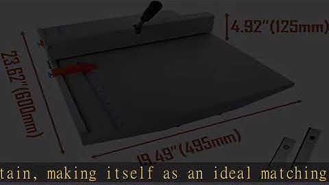 INTBUYING Manual 18 Inch 460mm Scoring Paper Creasing Machine Scorer Creaser + 2Magnetic Block