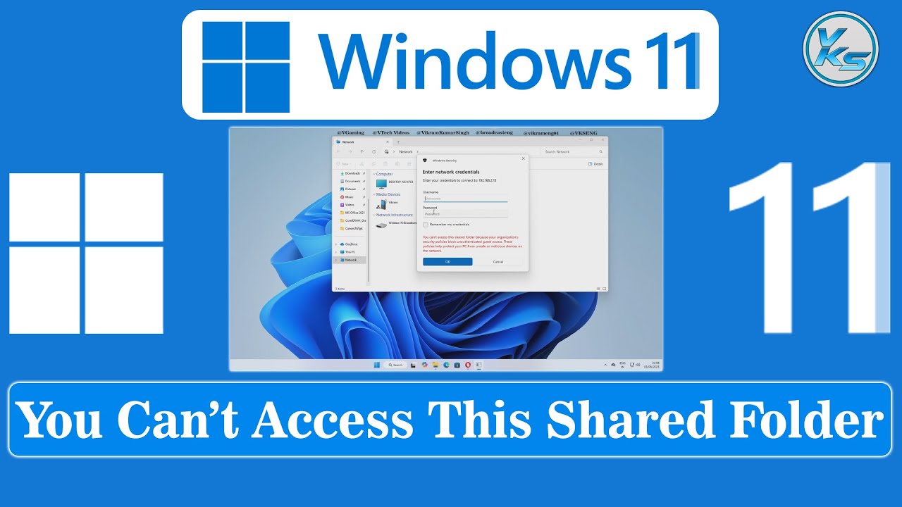 Guest Security Folder You Can't Access This Shared Folder Because Your Organization's ...
