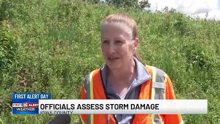Officials assess storm damage in Iowa County
