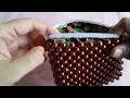 cara pasang furing tas mote how to attach inner lining beaded bag