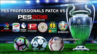 PESPROFESSIOANLS PATCH | V5.0 | OPTION FILE |