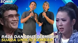 Keren!! Raja dangdutpun terhibur suara unik si kembar dengan lagu 