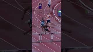 Team USA's Rai Benjamin's 2018 400m hurdles title 🔥 #shorts