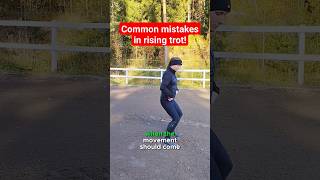 Common Mistakes In Rising Trot Posting Trot