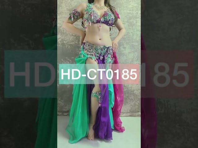HD-CT0185 bellydance オリエンタル 衣装 Hoyda egyptian ベリーダンス bellydancer - YouTube