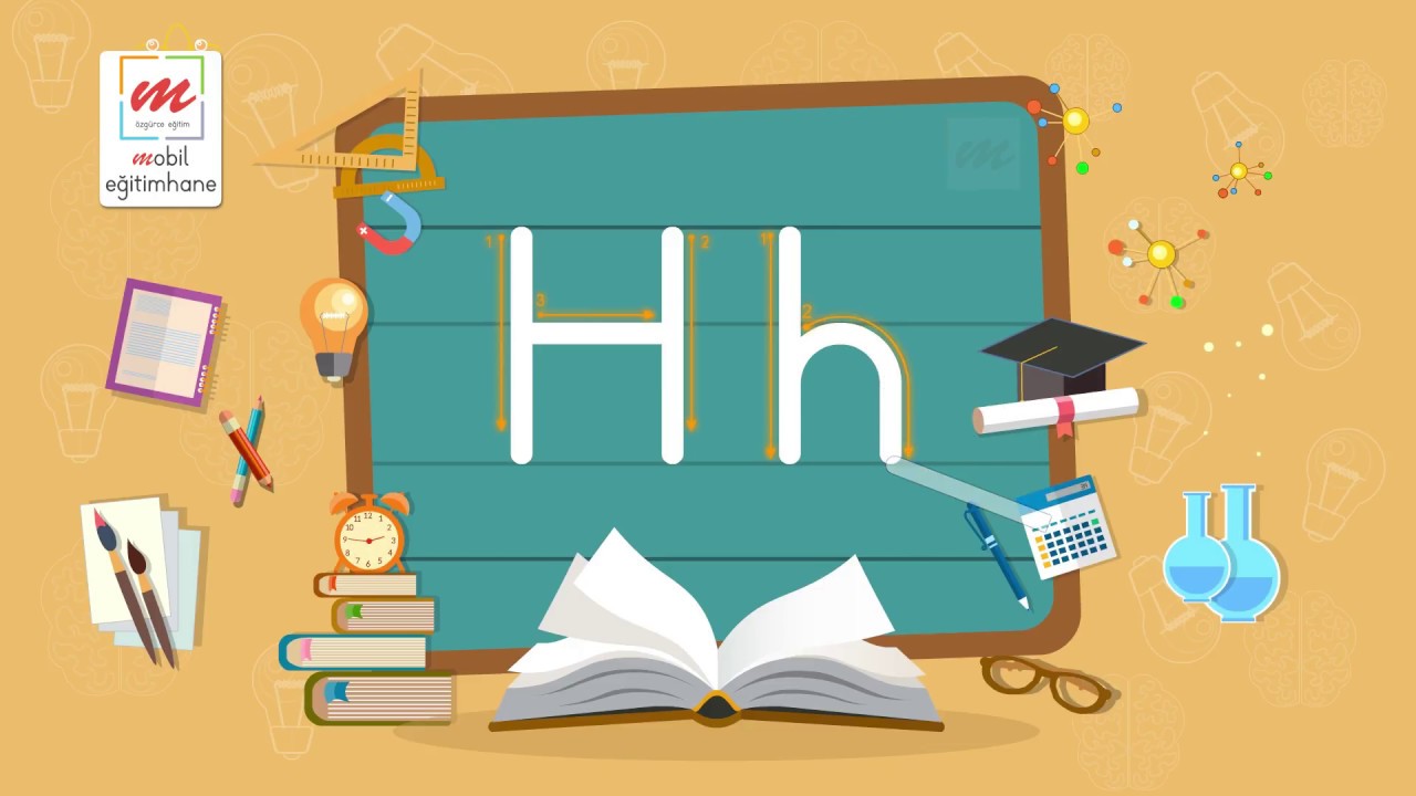 Dik Temel Harfler H Harfinin Yazilisi Youtube