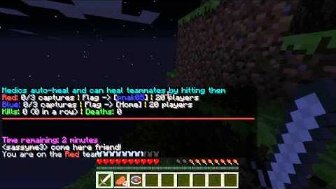 Minecraft Capture the Flag Game 1