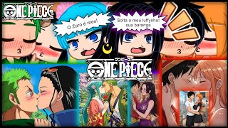 Mugiwaras+Hancock E Hiory react shipps fotos e memes 😂❤️ One piece | beijo na boca? Briga por ciúmes