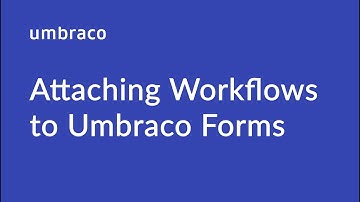 Attaching Workflows to Umbraco Forms