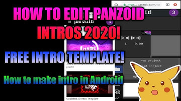 How to make intro using Panzoid 2020