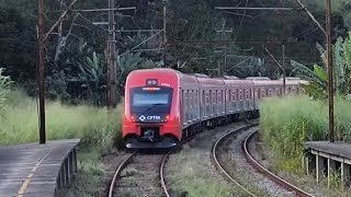 CPTM | série 8500 (H568) partindo da estação Botujuru sentido Jundiaí