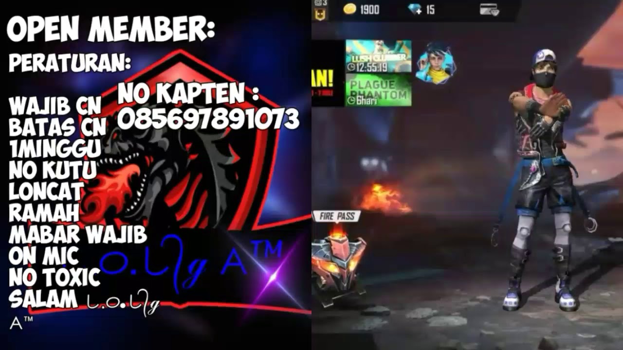 Open member guild FREE FIRE し.ᝪ.し᭄ℊ ᗅ™ YouTube Open member guild FREE FIRE し.ᝪ.し᭄ℊ ᗅ™ YouTube