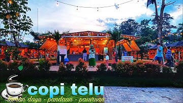 kopi telu ‼️ cafe ter hits di taman Dayu Pandaan